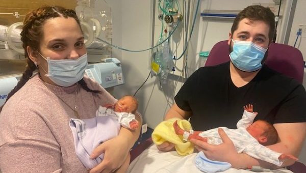My twin boys were born premature on Christmas Day, all I wanted was to be with them